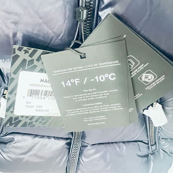 MACKAGE Morgan Water Repellent Down Insulated Hooded Puffer Jacket, 6 Months NWT - Picture 9 of 17